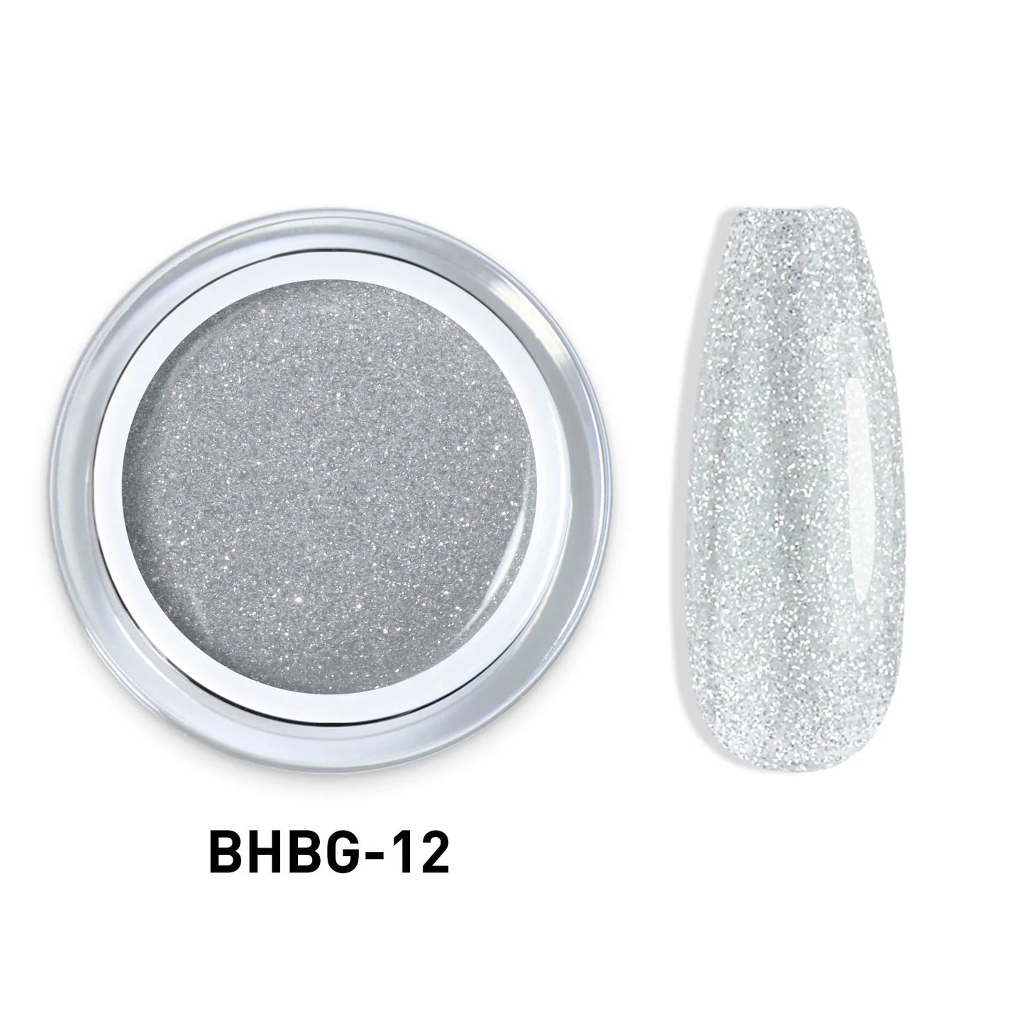 GLITTER HARD BUILDER NAIL GEL 10g |BHBG-12