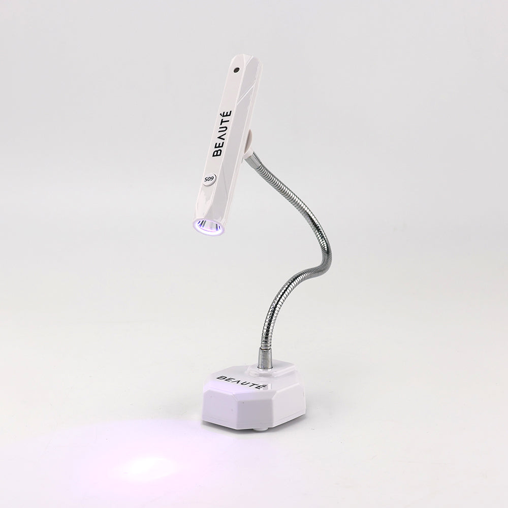Lanterna UV/LED Nail Light for Tips & Gel Repairs – Magnetic Base, Cordless - Lanterna UV/LED Portátil 9W para Unhas – Touch, Base Magnética e Recarregável