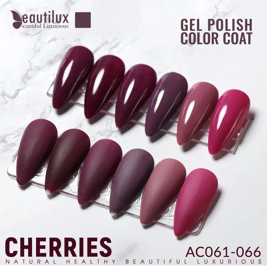 COLEÇÃO CEREJA NAIL GEL KIT 6x10ml | NAIL GEL CLASSIC COLORS
