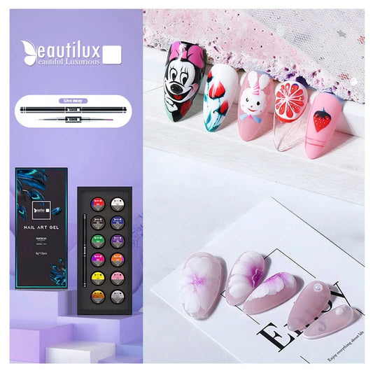 Beautilux Nail Art Gel Kit 6g*12pcs