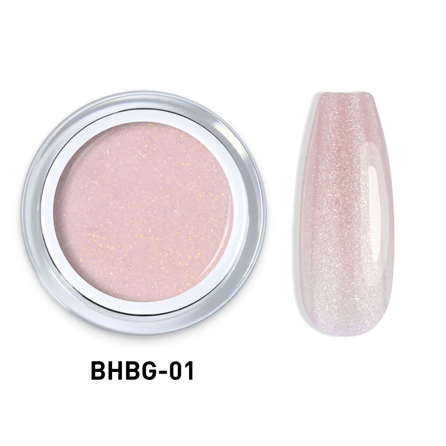 GLITTER HARD BUILDER NAIL GEL 10g |BHBG-01