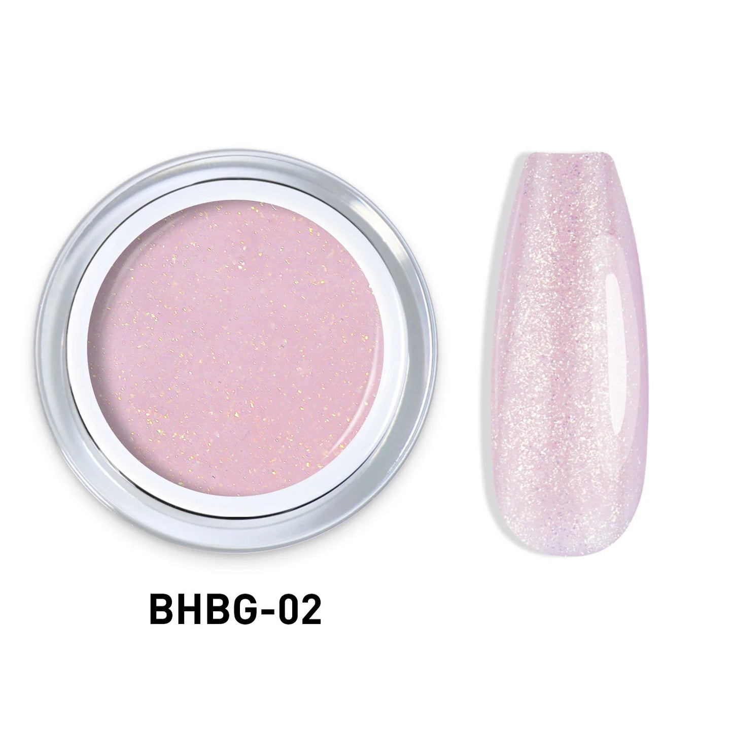 GLITTER HARD BUILDER NAIL GEL 10g |BHBG-02