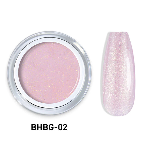 GLITTER HARD BUILDER NAIL GEL 10g |BHBG-02