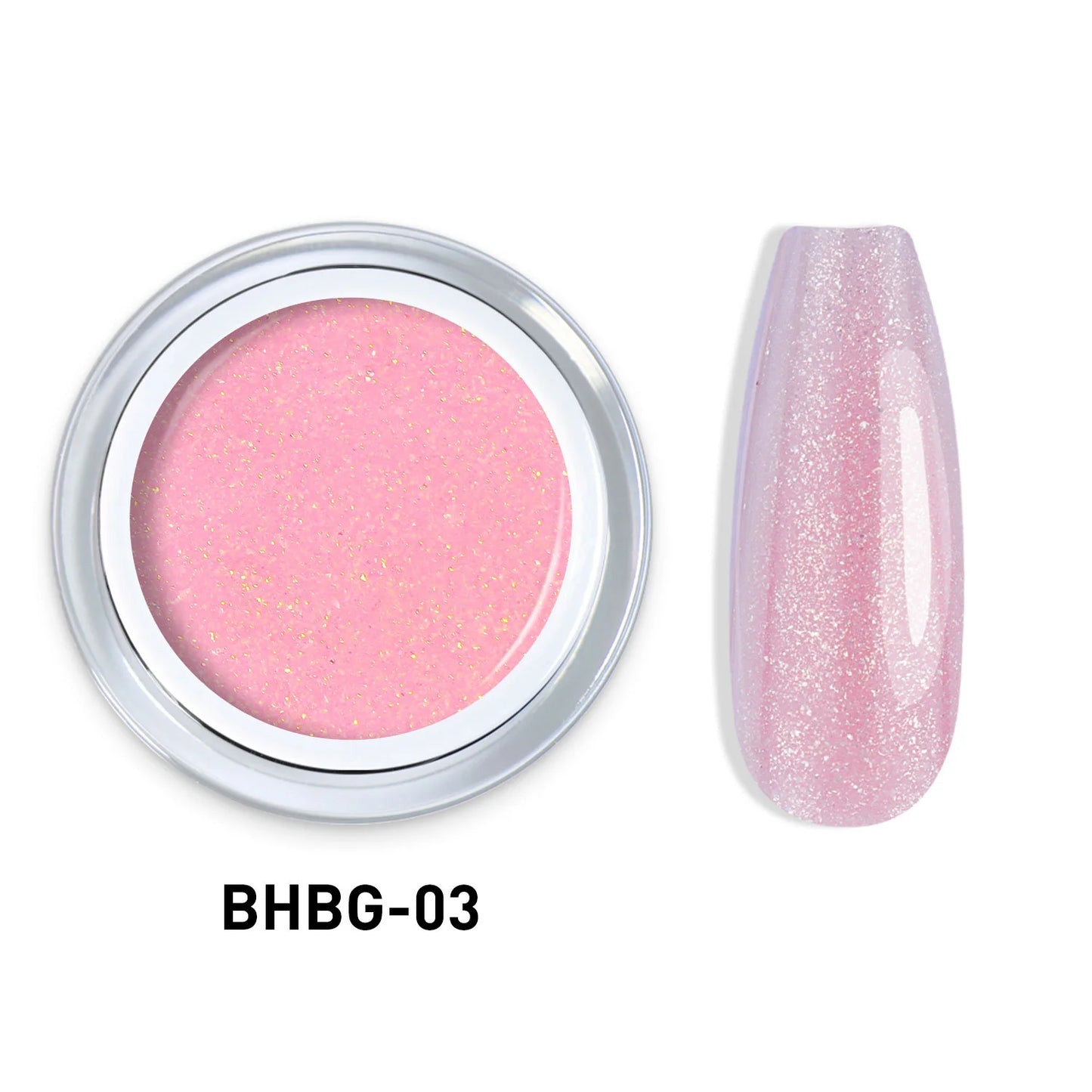 GLITTER HARD BUILDER NAIL GEL 10g |BHBG-03