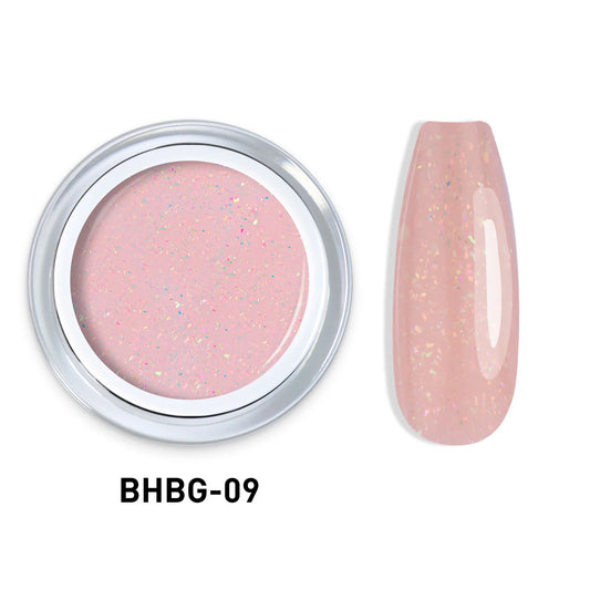 GLITTER HARD BUILDER NAIL GEL 10g |BHBG-09