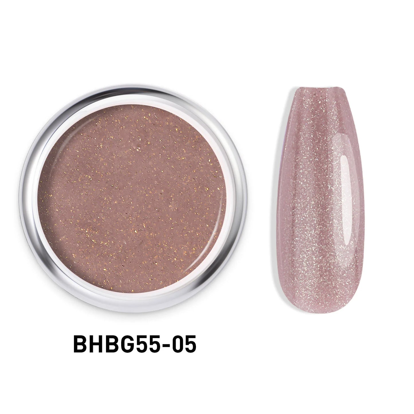 GLITTER HARD BUILDER NAIL GEL |BHBG55-05