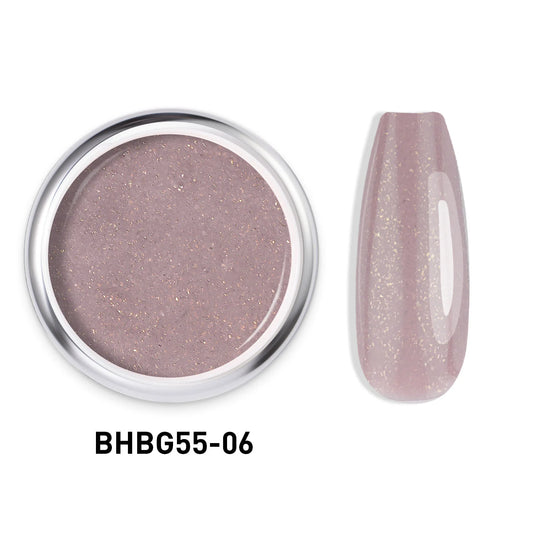 GLITTER HARD BUILDER NAIL GEL |BHBG55-06