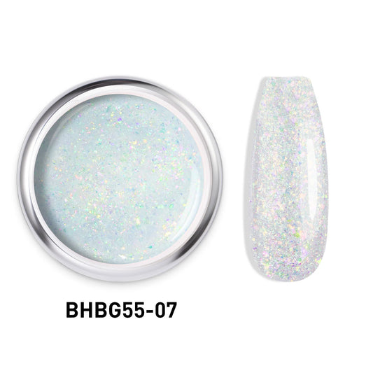 GLITTER HARD BUILDER NAIL GEL |BHBG55-07