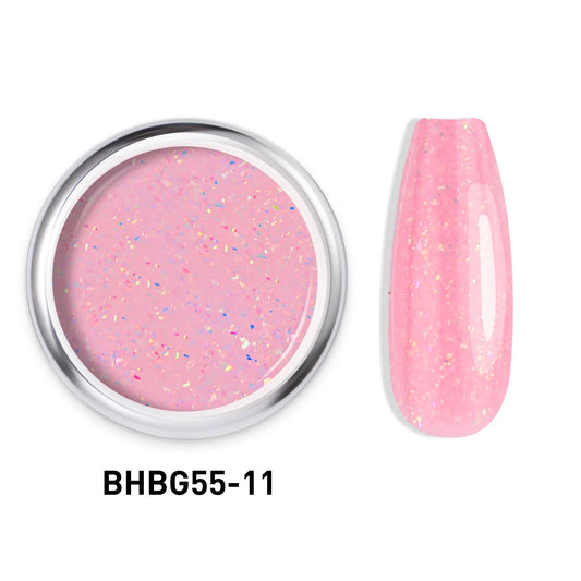 GLITTER HARD BUILDER NAIL GEL |BHBG55-11