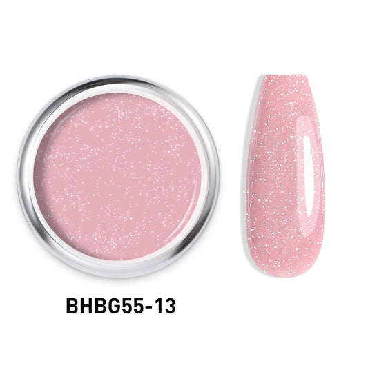 GLITTER HARD BUILDER NAIL GEL |BHBG55-13