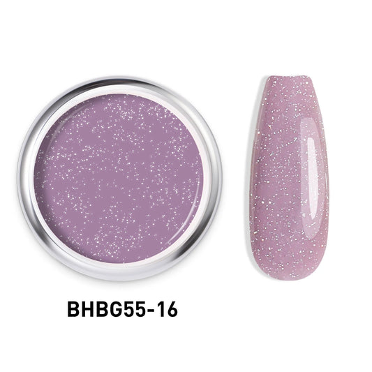 GLITTER HARD BUILDER NAIL GEL |BHBG55-16