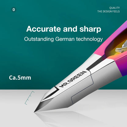 Alicate AFIADO PREMIUM - MR.GREEN Cuticle Nippers Cuticle