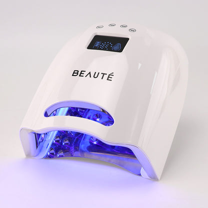cordless Light LED&UV White 128W Rechargeable Hybrid LED/UV Lamp - Cabine Híbrida LED/UV 128W Recarregável コードレスライト ホワイト BEAUTÉ NAIL BIG LAMP