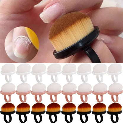 10pcs Escovinha de limpeza - Nail Dust Brush