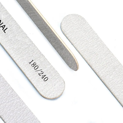 Lixa de madeira com 100Pcs - Escolha entre 100/180 ou 180/240 Lixa dupla