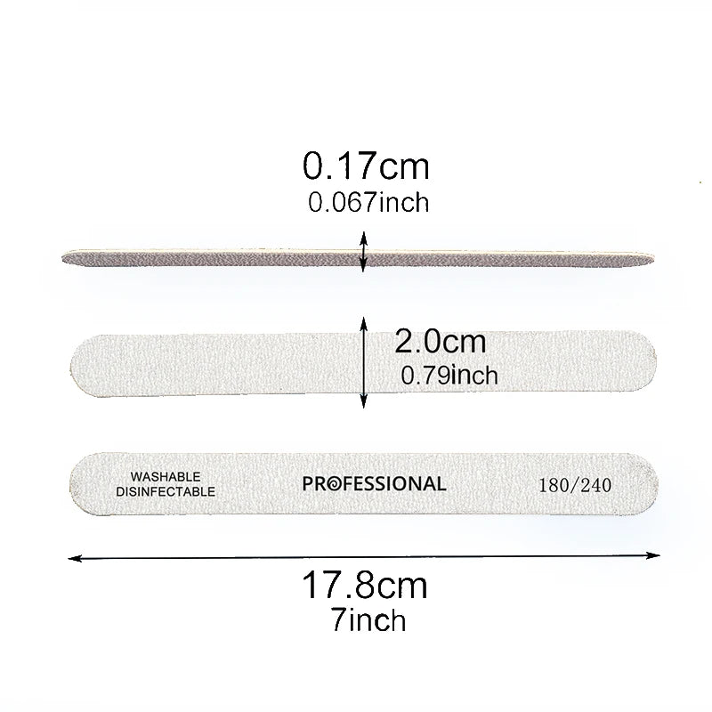 Lixa de madeira com 100Pcs - Escolha entre 100/180 ou 180/240 Lixa dupla