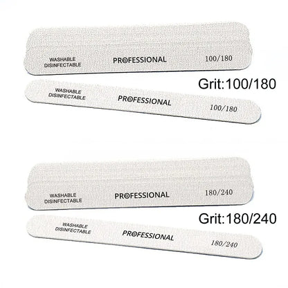 Lixa de madeira com 100Pcs - Escolha entre 100/180 ou 180/240 Lixa dupla