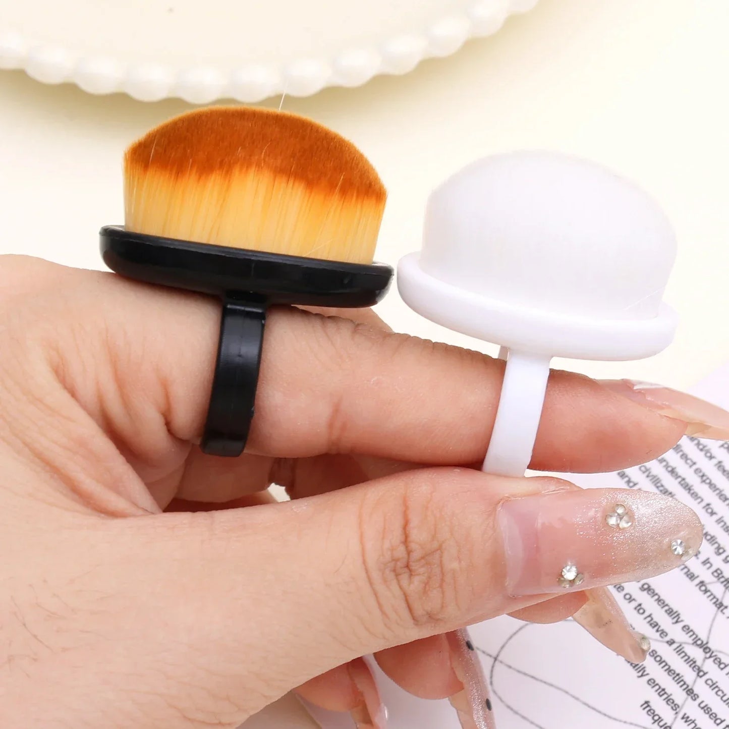 10pcs Escovinha de limpeza - Nail Dust Brush