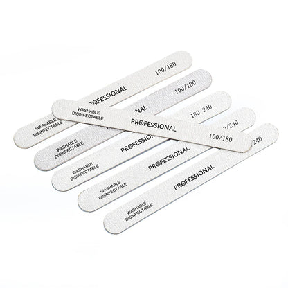 Lixa de madeira com 100Pcs - Escolha entre 100/180 ou 180/240 Lixa dupla