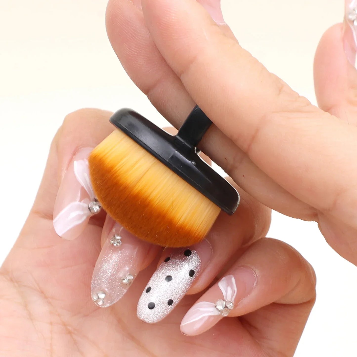 10pcs Escovinha de limpeza - Nail Dust Brush
