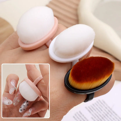 10pcs Escovinha de limpeza - Nail Dust Brush