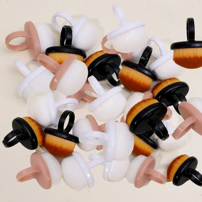 10pcs Escovinha de limpeza - Nail Dust Brush