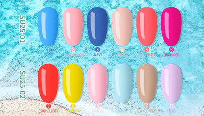 Beautilux Gel Polish Kit "Hello Summer" Collection